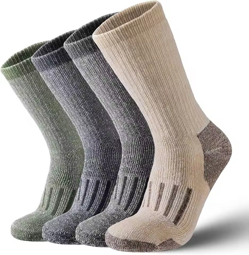 NordicGrip™ Thermische Socken aus 50 % Merinowolle für Stiefel