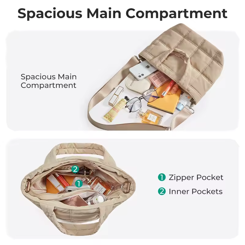Duffel Bag For Women Travel Crossbody Tote Bag Multi-Function Sport Gym Bag Waterproof Casual Overnight Shoulder Bag