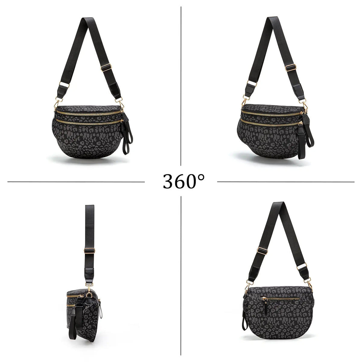 MEXS Bum Bag for Women 11L Crossbody Bags Fanny Packs Sling Belt Purse Waist Chest Shoulder Bag