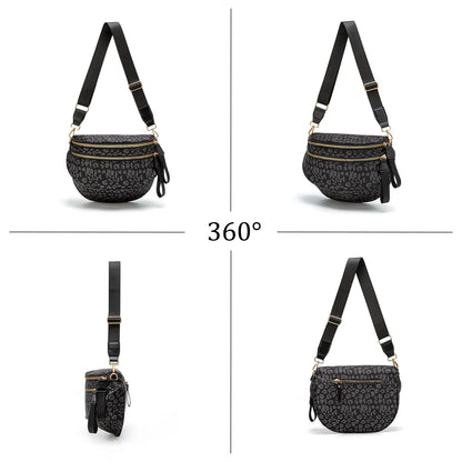 MEXS Bum Bag for Women 11L Crossbody Bags Fanny Packs Sling Belt Purse Waist Chest Shoulder Bag
