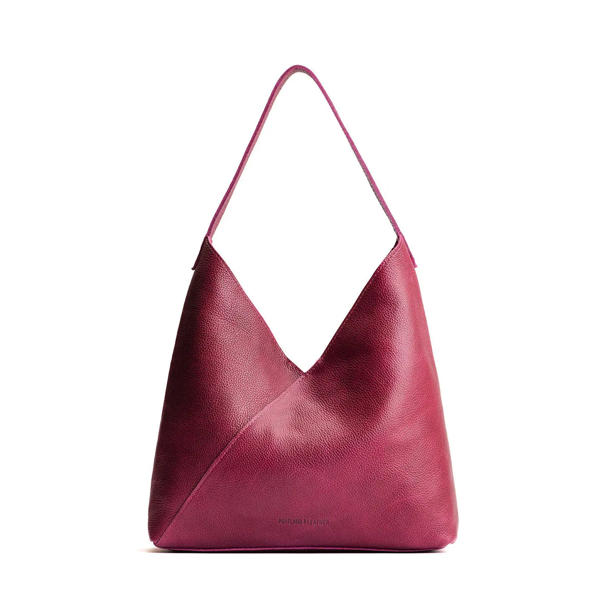 Portland Leather Naomi Shoulder Bag - Real Leather Crossbody & Slouchy Hobo Purse for Women