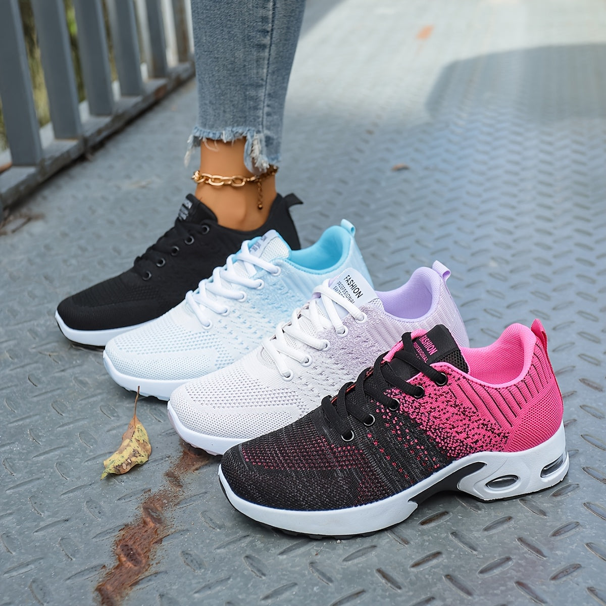 Orthopedic sneakers with a cushioned feel and breathable uppers.