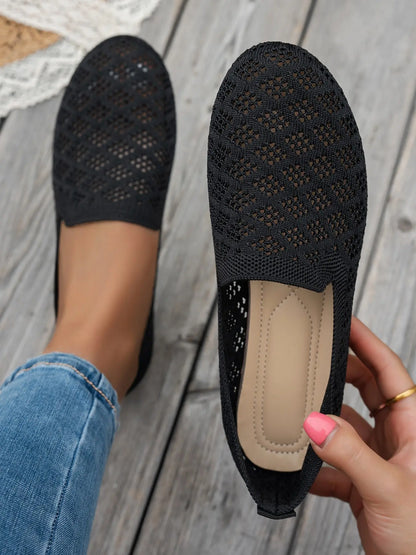 Women's Hollow Out Knit Shoes