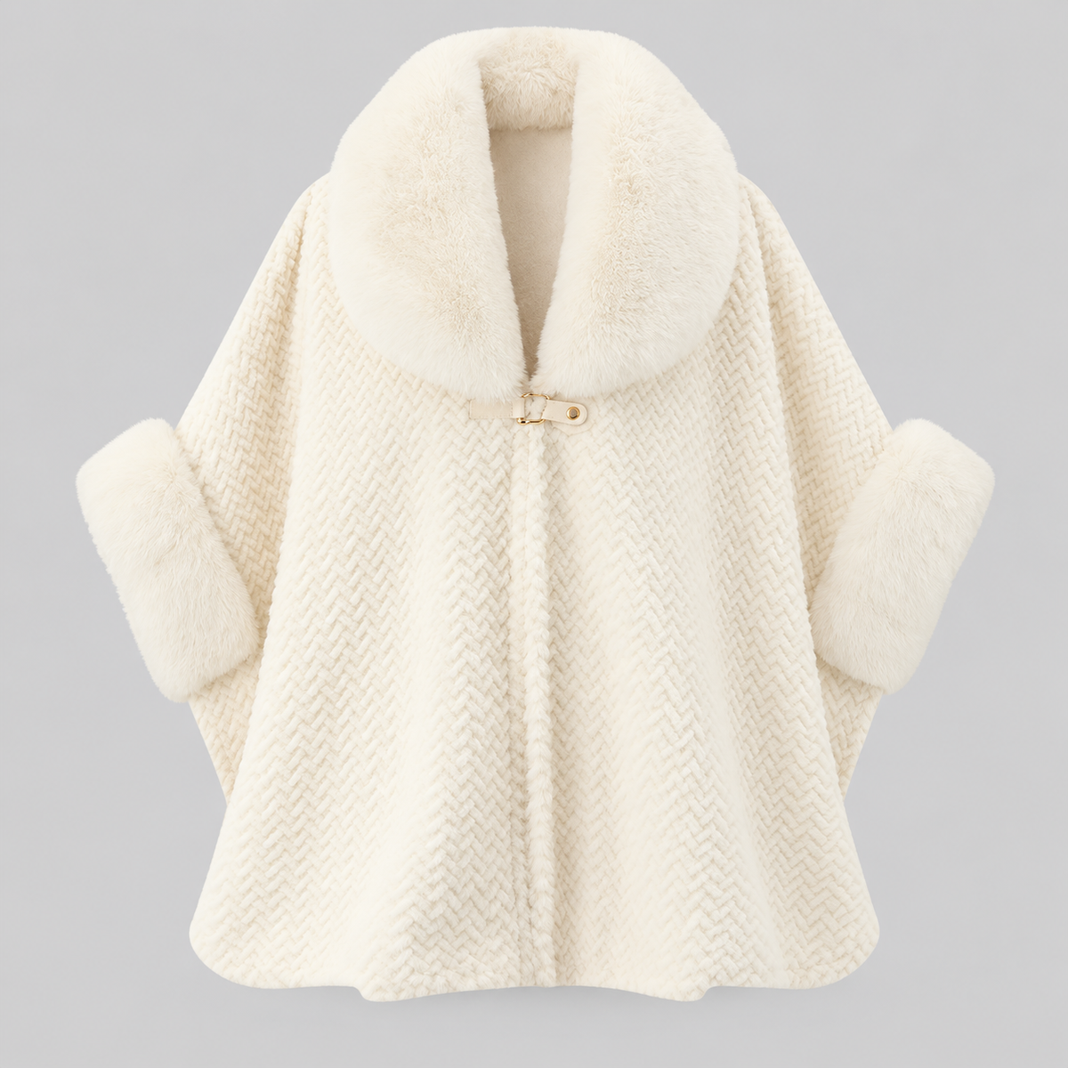 🔥Last Day Sale 55%🔥 2026 Winter Fur Collar Warm Cardigan Coat – Plus Size