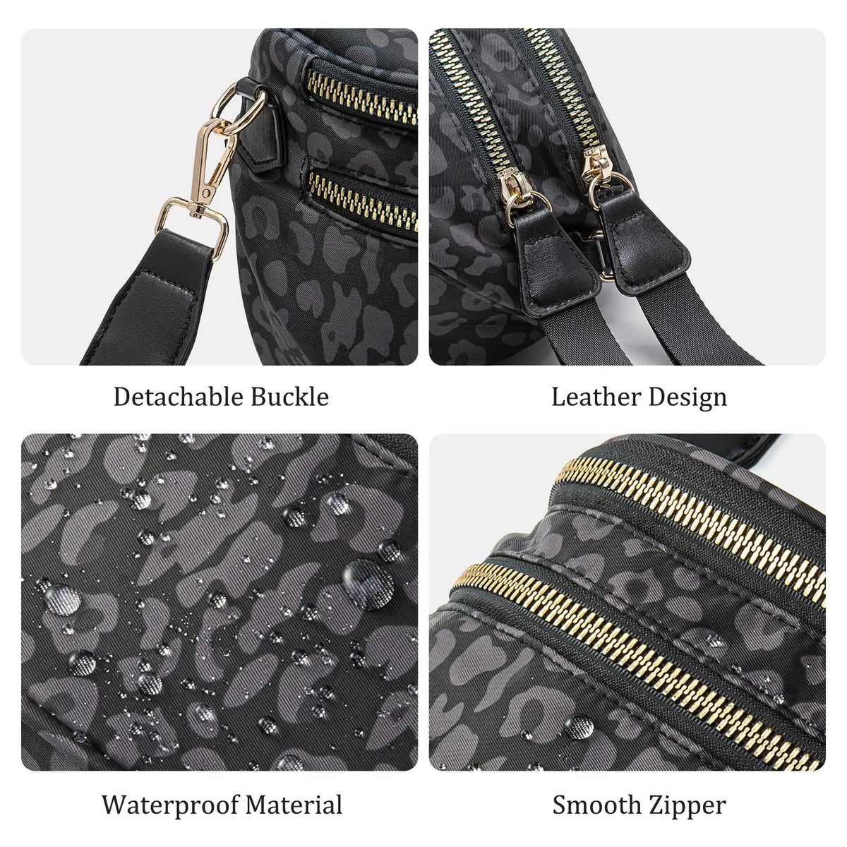 MEXS Bum Bag for Women 11L Crossbody Bags Fanny Packs Sling Belt Purse Waist Chest Shoulder Bag