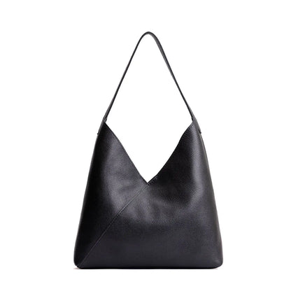 Portland Leather Naomi Shoulder Bag - Real Leather Crossbody & Slouchy Hobo Purse for Women