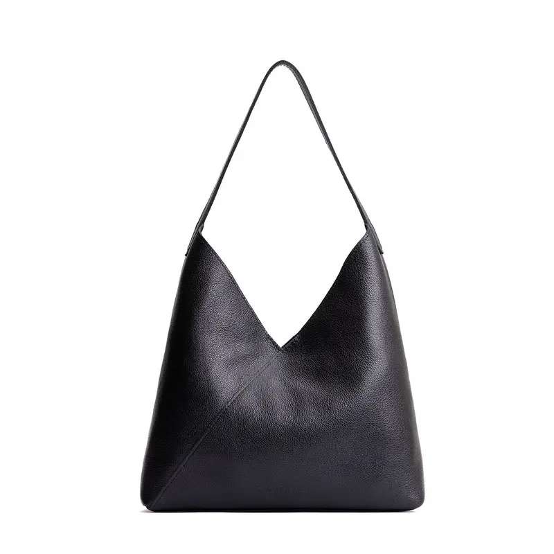 Portland Leather Naomi Shoulder Bag - Real Leather Crossbody & Slouchy Hobo Purse for Women