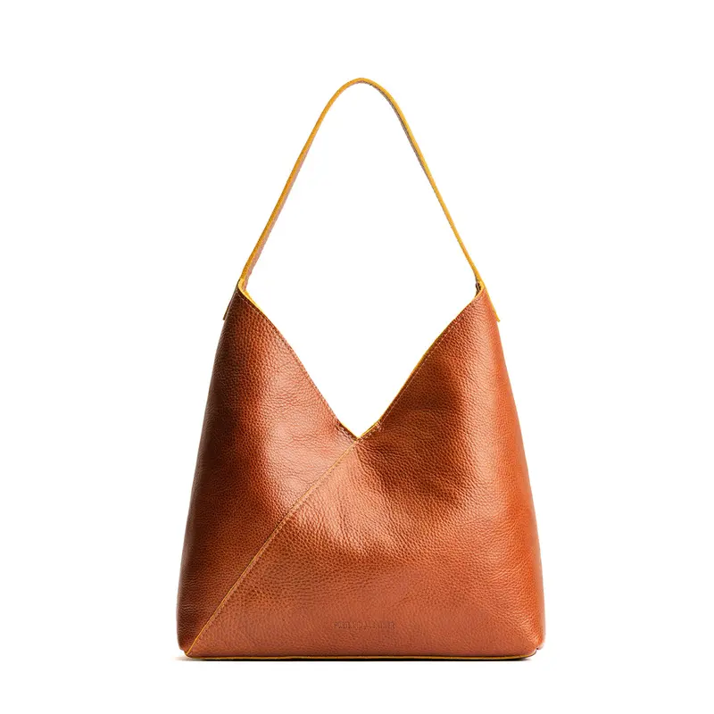 Portland Leather Naomi Shoulder Bag - Real Leather Crossbody & Slouchy Hobo Purse for Women