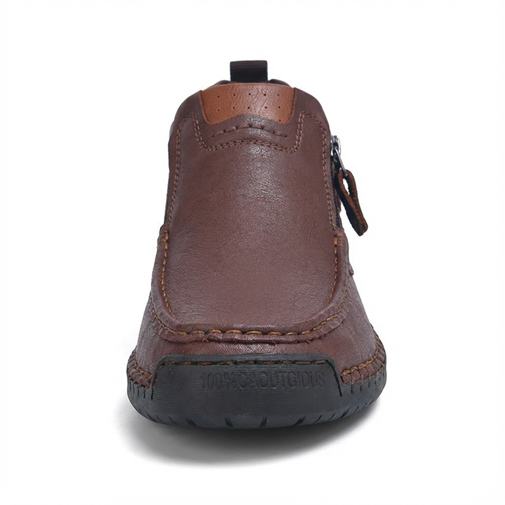 Last Day 55% OFF🔥Men's Handcrafted Vintage Genuine Leather Lightweight Ankle Chukka Boots
