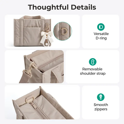 BAGSMART Boxy Tote Bag for Women, Crossbody Bag with Zipper/Detachable Shoulder Strap, Women's Tote Handbags, Daily Causal Work Bag Work Tote for Travel Work College School sohochic