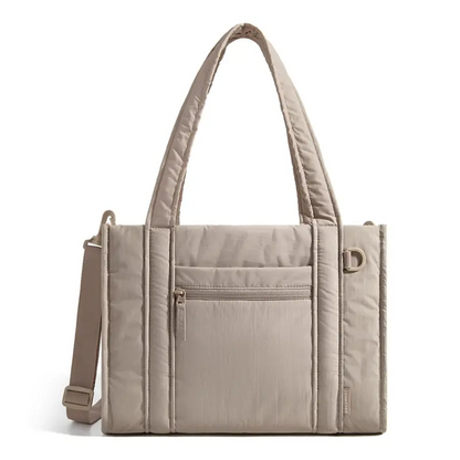BAGSMART Boxy Tote Bag for Women, Crossbody Bag with Zipper/Detachable Shoulder Strap, Women's Tote Handbags, Daily Causal Work Bag Work Tote for Travel Work College School sohochic