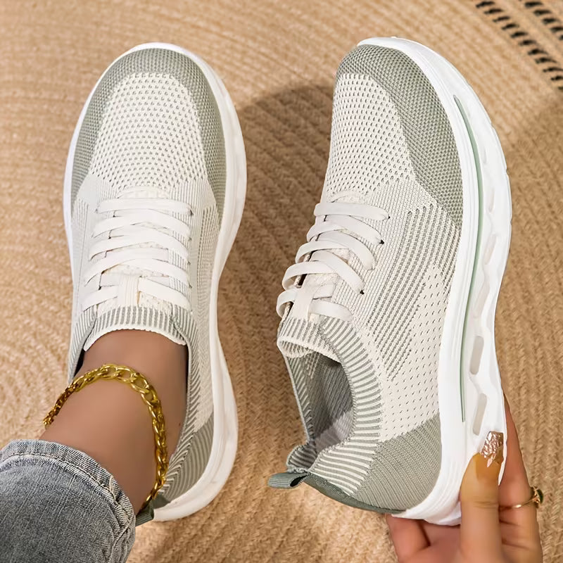Women’s Breathable Knit Walking Shoes – Lightweight & Supportive Comfort