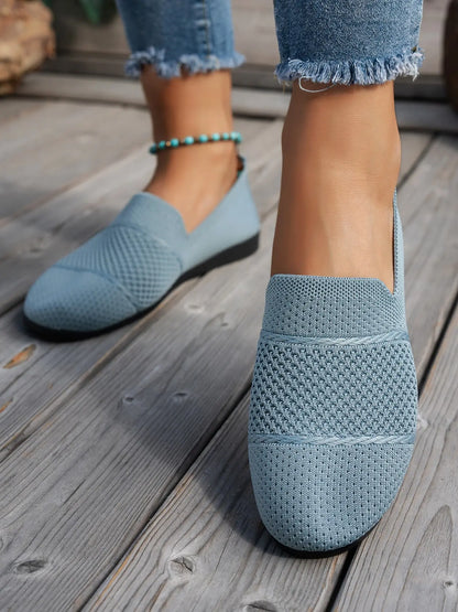 Women's Hollow Out Knit Shoes