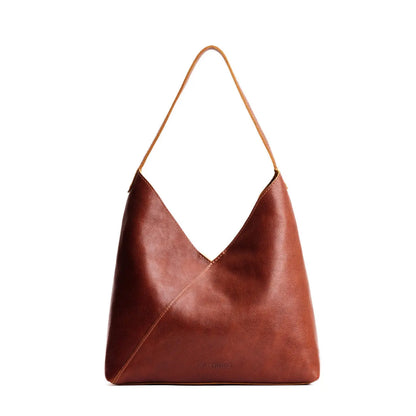 Portland Leather Naomi Shoulder Bag - Real Leather Crossbody & Slouchy Hobo Purse for Women