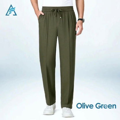 AirFlexion – LETZTER TAG 70 % RABATT – Stretch-Freizeithose mit lockerem Schnitt