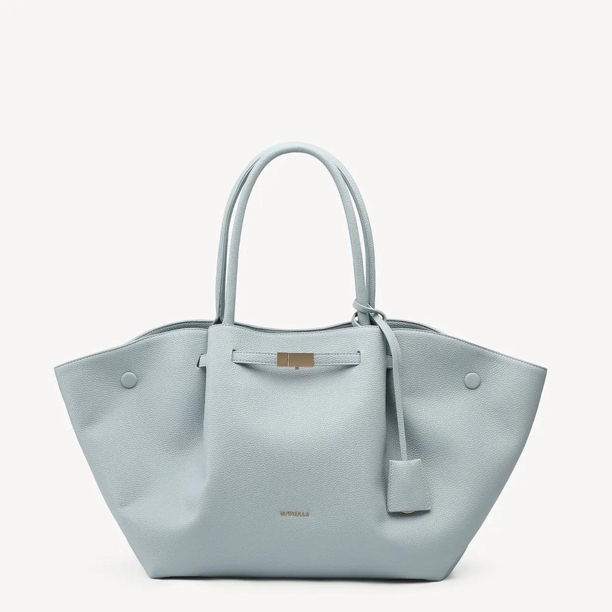 NEWBELLA Marella M Collapsible PU Leather Tote Bag with Magnetic Closure and Luggage Sleeve for Work and Travel #sohoch