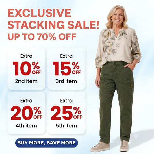 EverLite – 70 % RABATT – Bequeme Damen-Hose mit dehnbarem Bund und 6 Taschen