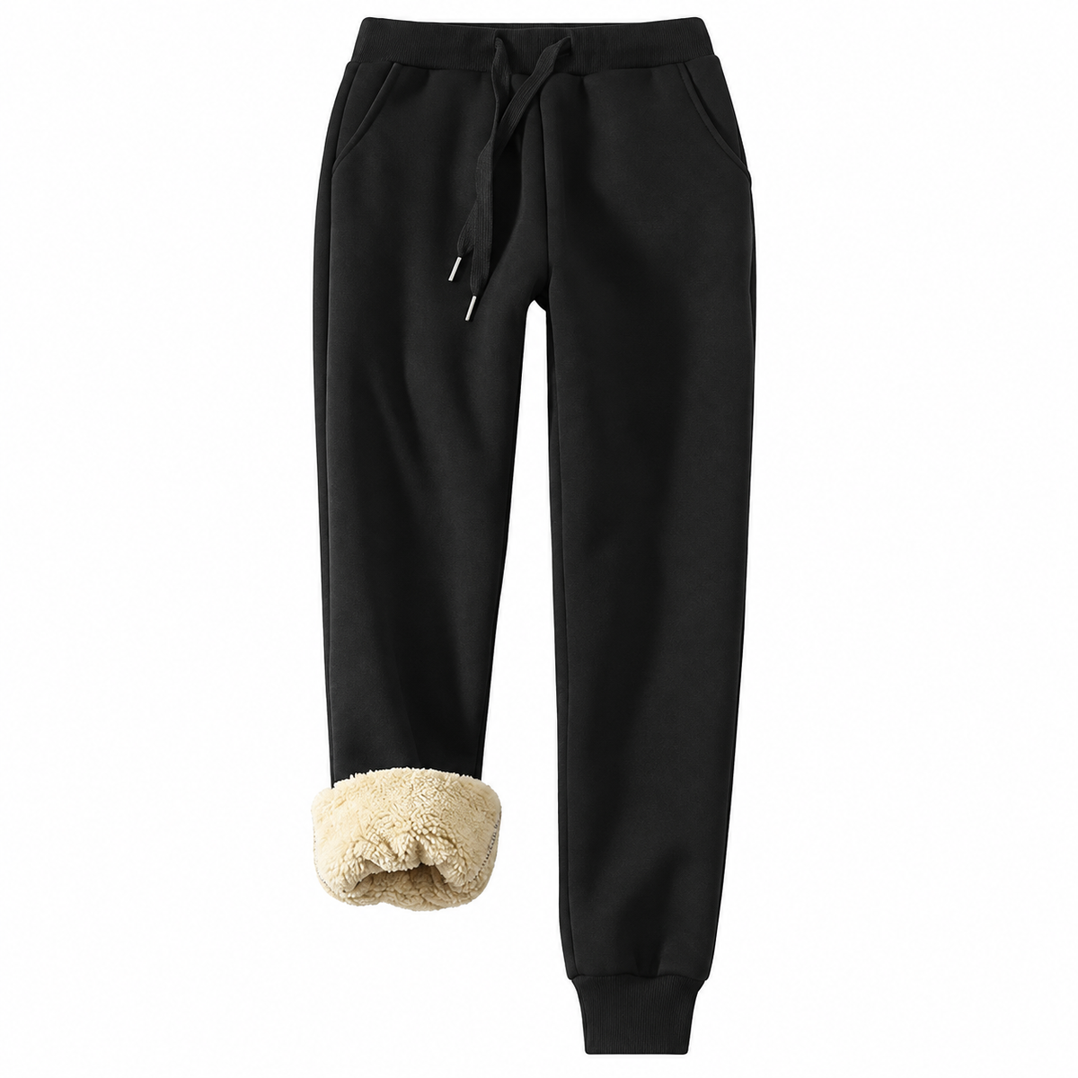 Women's Warm Sherpa Lined Athletic Sweatpants Jogger Fleece Pants