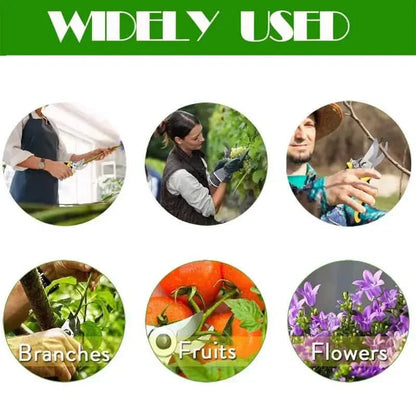 Heavy Duty Pruning Shears with Rust Proof Stainless Steel Blades Handheld Gardening Tools