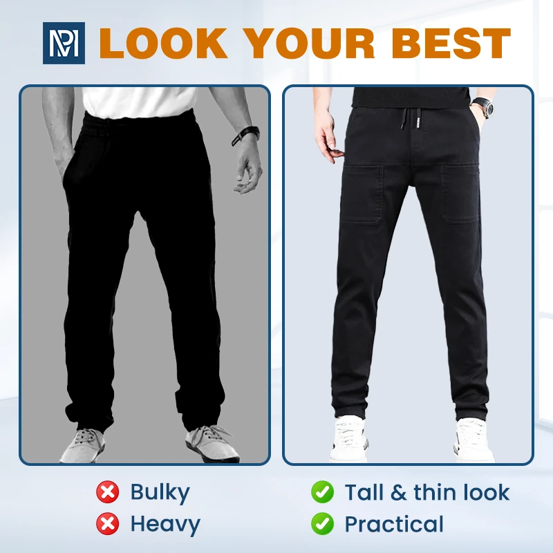 MultiPants – 70 % RABATT – Hochelastische, strapazierfähige Cargohose mit mehreren Taschen
