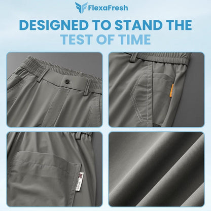 FlexaFresh – Unisex-Ultra-Stretch-Eisseiden-Komfort-Freizeithose