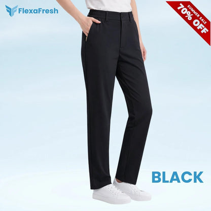 FlexaFresh – Unisex-Ultra-Stretch-Eisseiden-Komfort-Freizeithose