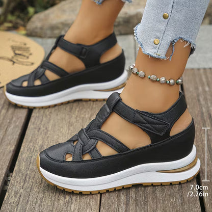 Orthopädische Plateau-Sandalen – Schmerzfrei gehen & sofort größer wirken