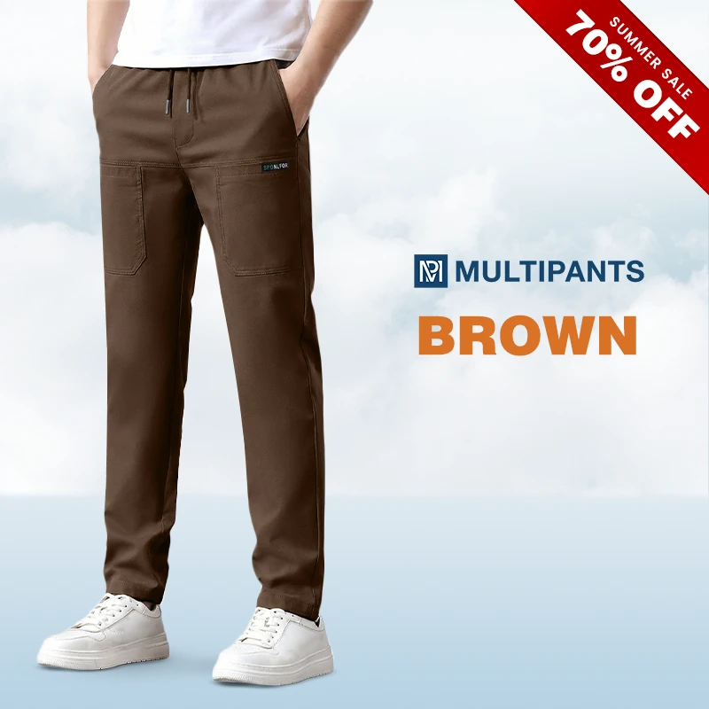 MultiPants – 70 % RABATT – Hochelastische, strapazierfähige Cargohose mit mehreren Taschen
