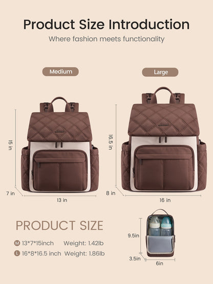 Diaper Bag Backpack 15.6" 17.2"