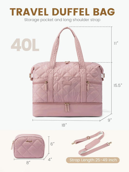 Lightweight Weekender Bag, 40L 56L