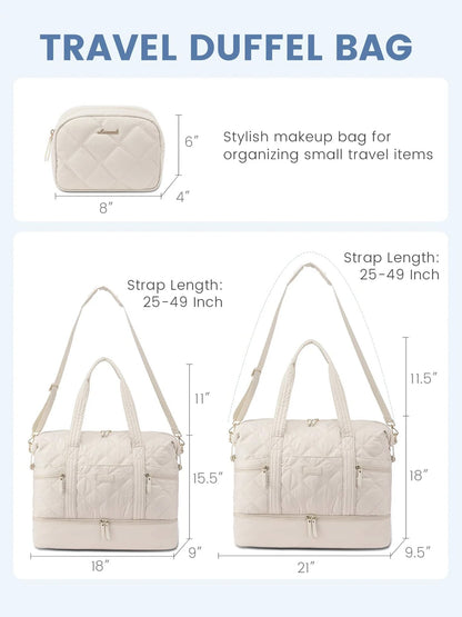 Lightweight Weekender Bag, 40L 56L