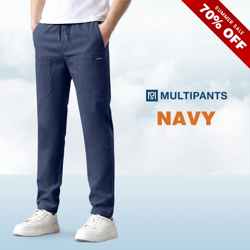 MultiPants – 70 % RABATT – Hochelastische, strapazierfähige Cargohose mit mehreren Taschen