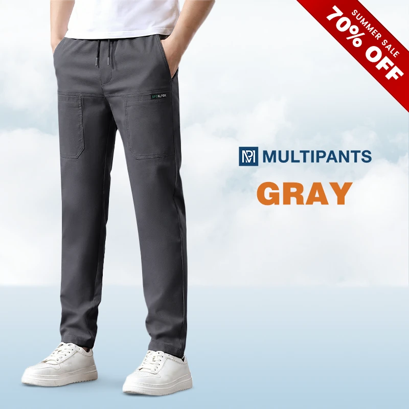 MultiPants – 70 % RABATT – Hochelastische, strapazierfähige Cargohose mit mehreren Taschen