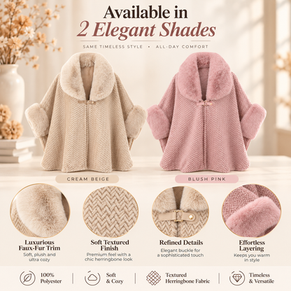 🔥Last Day Sale 55%🔥 2026 Winter Fur Collar Warm Cardigan Coat – Plus Size