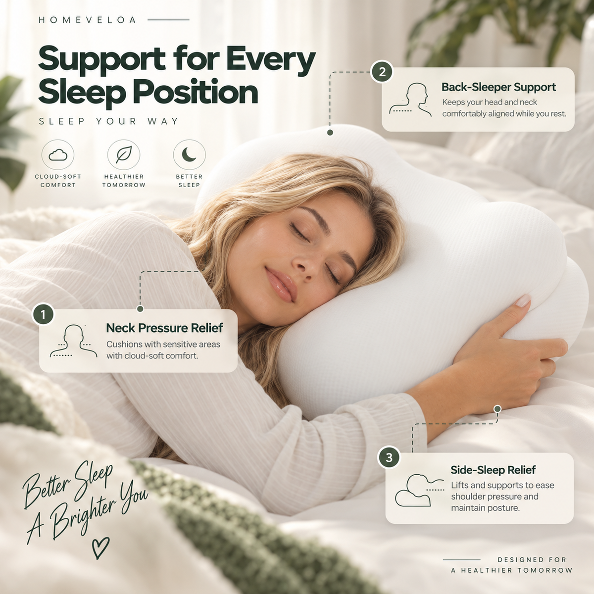 CloudAlign Pillow