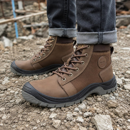 Arbeitssicherheitsschuhe mit Stahlkappe