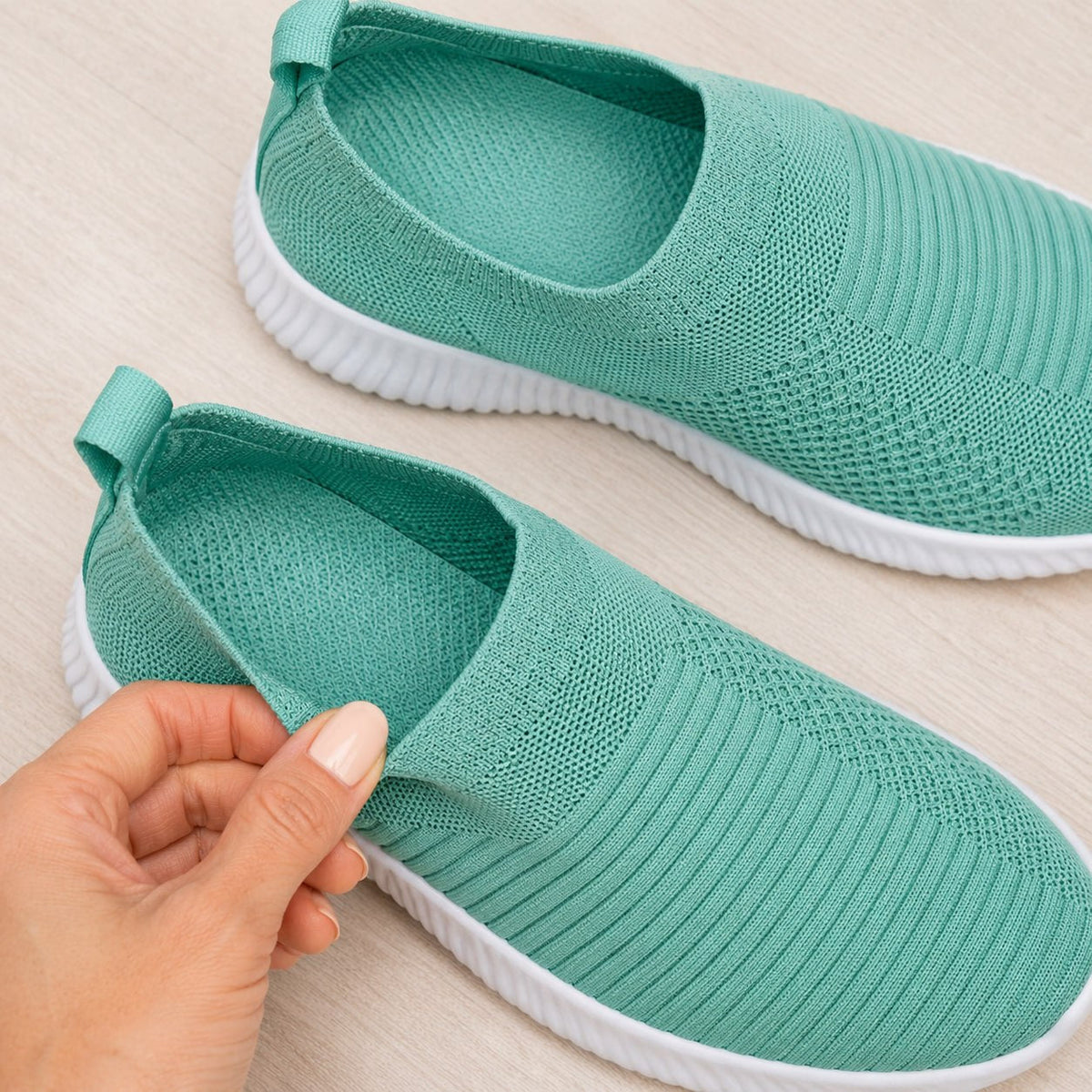 Stretch-Strick-Slipper