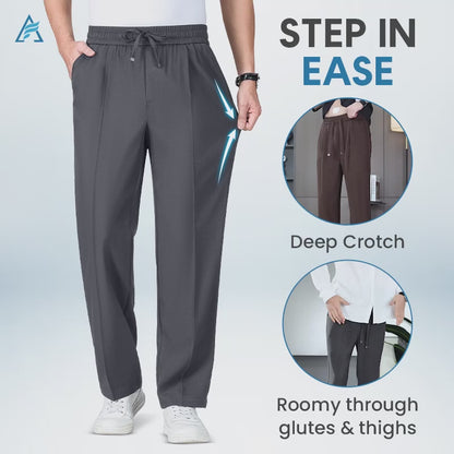 AirFlexion – LETZTER TAG 70 % RABATT – Stretch-Freizeithose mit lockerem Schnitt