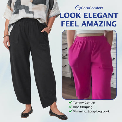CaraComfort – Damen Ultra Stretch Weiche Bequeme Freizeithose