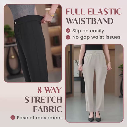 SoftyGrace - High Rise Silky Soft Pull-on Comfort Pants