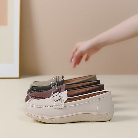 🔥60% OFF Today🔥 Women's Comfortable Orthopedic Loafers – Soft Leather Shoes