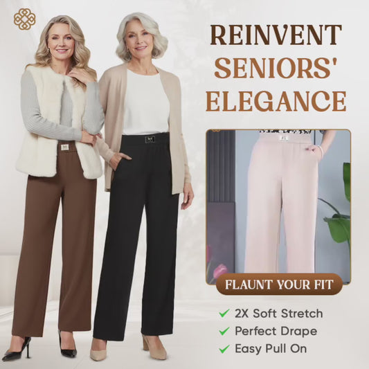 GlamorEase – Perfekt fallende High-Rise Stretchhose zum Hineinschlüpfen