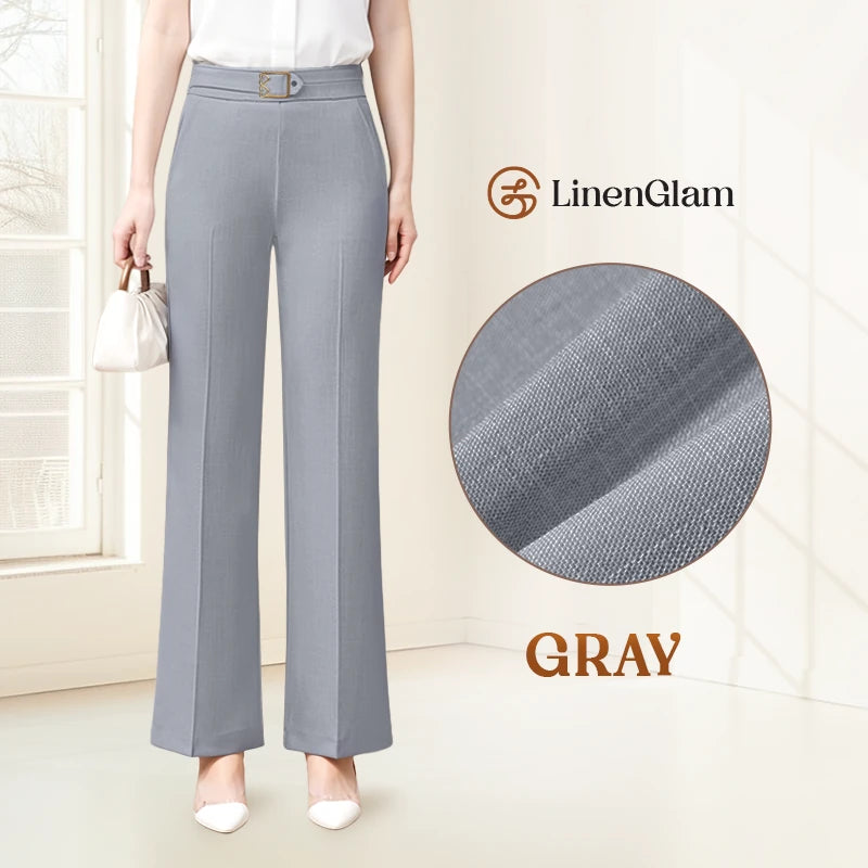 LinenGlam - LAST DAY 70% OFF - Women's All-Season Wide Leg Pants