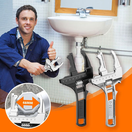 ⏳Limited time 50% off💥Reversible Sink Wrench With 6-68mm Jaw Opening