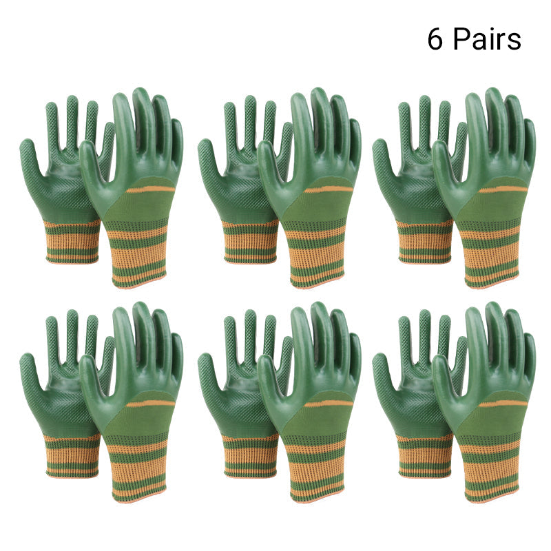 💥 49% OFF🎁 Rubber Coated Work Gloves with Knit Wrist Cuff