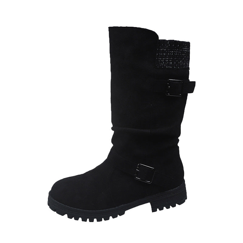 🔥 Last Day: 60% Off! ⏰👢 Women’s Mid-Calf Slouch Boots 🎁