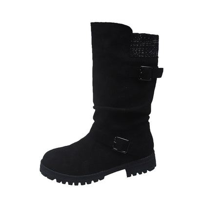 🔥 Last Day: 60% Off! ⏰👢 Women’s Mid-Calf Slouch Boots 🎁