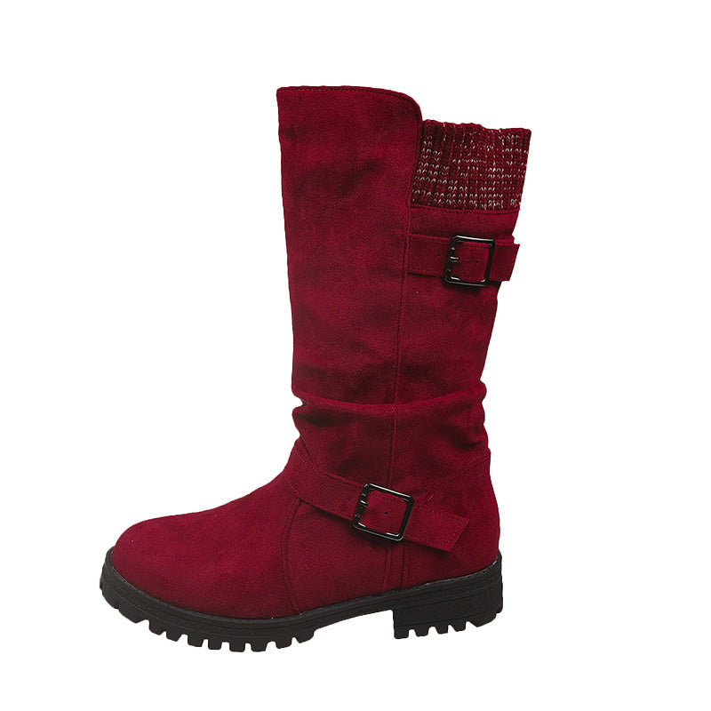 🔥 Last Day: 60% Off! ⏰👢 Women’s Mid-Calf Slouch Boots 🎁