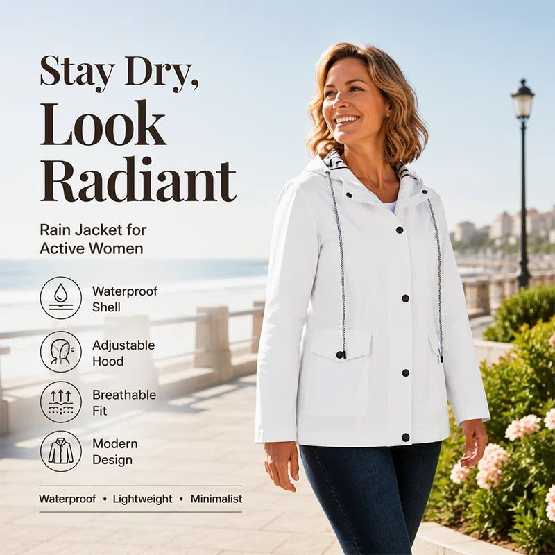 🌦️✨ Women's Outdoor Waterproof Windproof Jacket