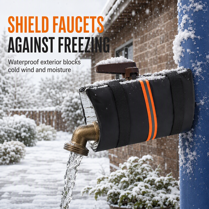 ❄️ Outdoor Faucet Freeze Protection Cover – 3-Layer Insulated Design
